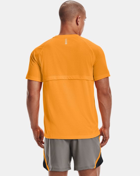 Men's UA Streaker Run Short Sleeve, Orange, pdpMainDesktop image number 1